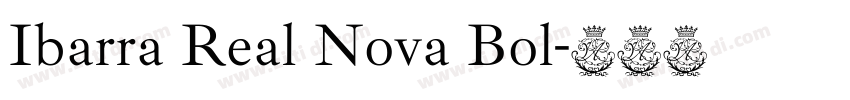 Ibarra Real Nova Bol字体转换